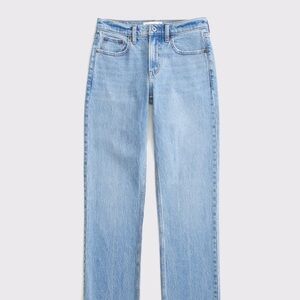 Abercrombie Mid Rise Straight Jeans